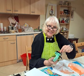 Encaustika na plátno